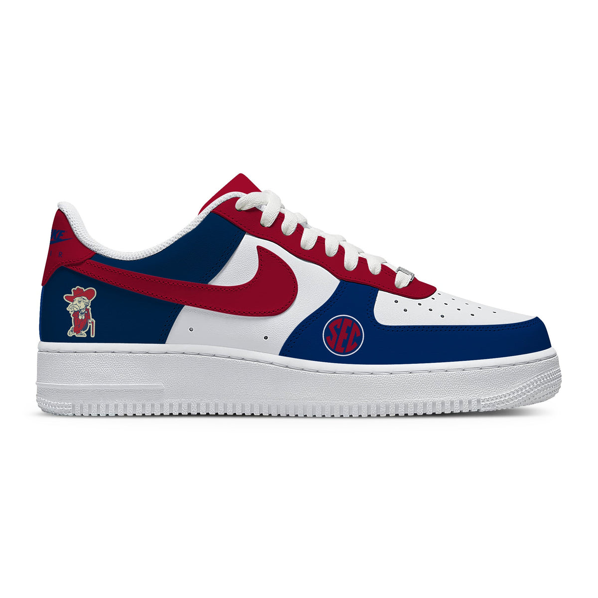 Ole Miss College Custom Sneakers