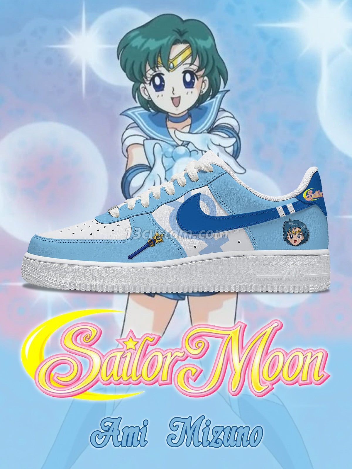 AF1 美少女戰士-水野亞美 V1 客製化運動鞋