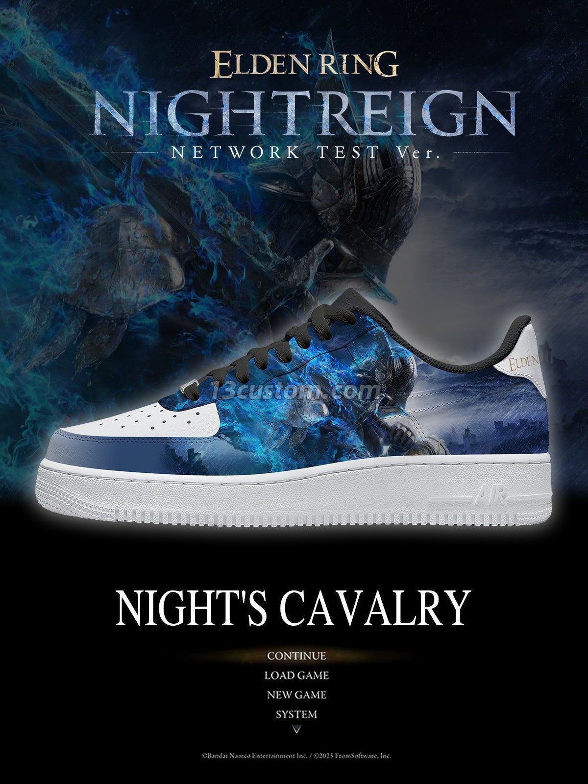 AF1 Night's Cavalry客製化運動鞋-V1款