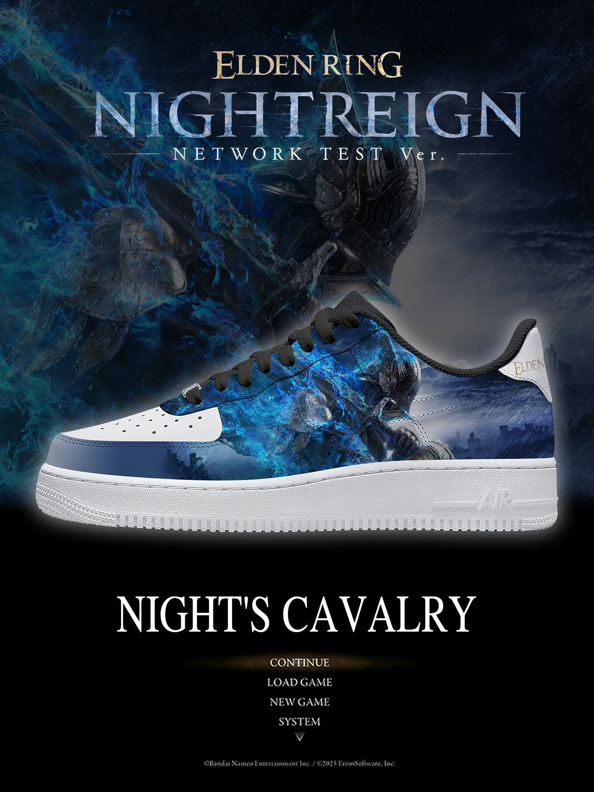 Night's Cavalry V.1 Custom Sneakers - 13custom