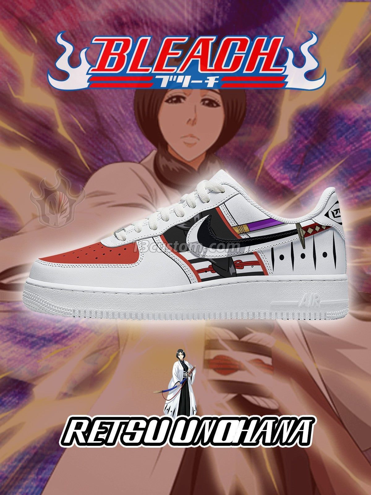 AF1 Retsu Unohana客製化運動鞋-V2款 主圖