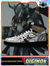 BlackWarGreymon V.1 Custom High-Top Sneakers