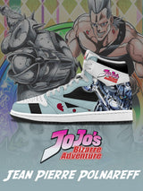 Jean Pierre Polnareff V.2 Custom TS High Sneakers - 13custom