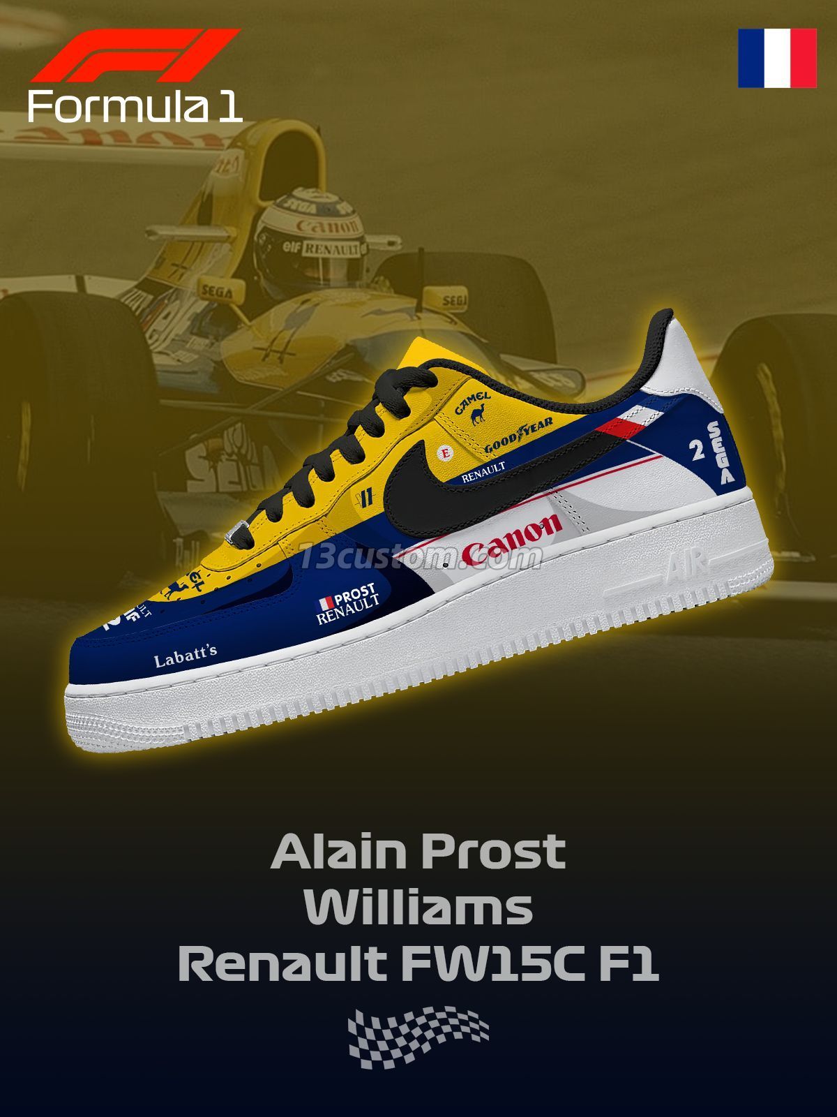AF1 一級方程式賽車-L 客製化運動鞋 主圖