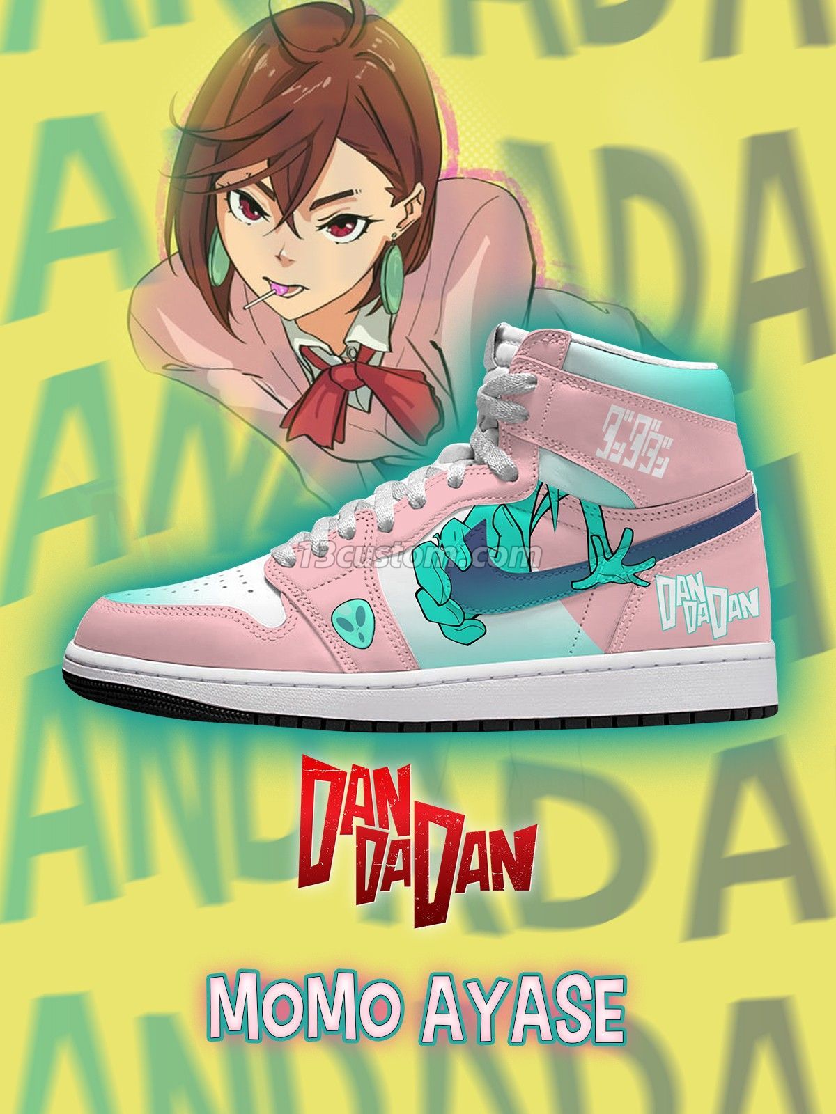 AJ1 H Momo Ayase客製化 高幫-頂級 運動鞋-V3款 主圖