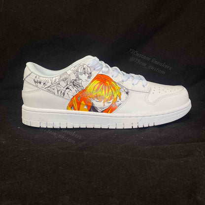 0596-Demon Slayer colored characters black and white manga