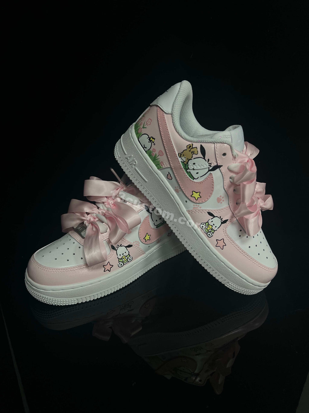 AF1 粉紅色帕恰狗蝴蝶結
