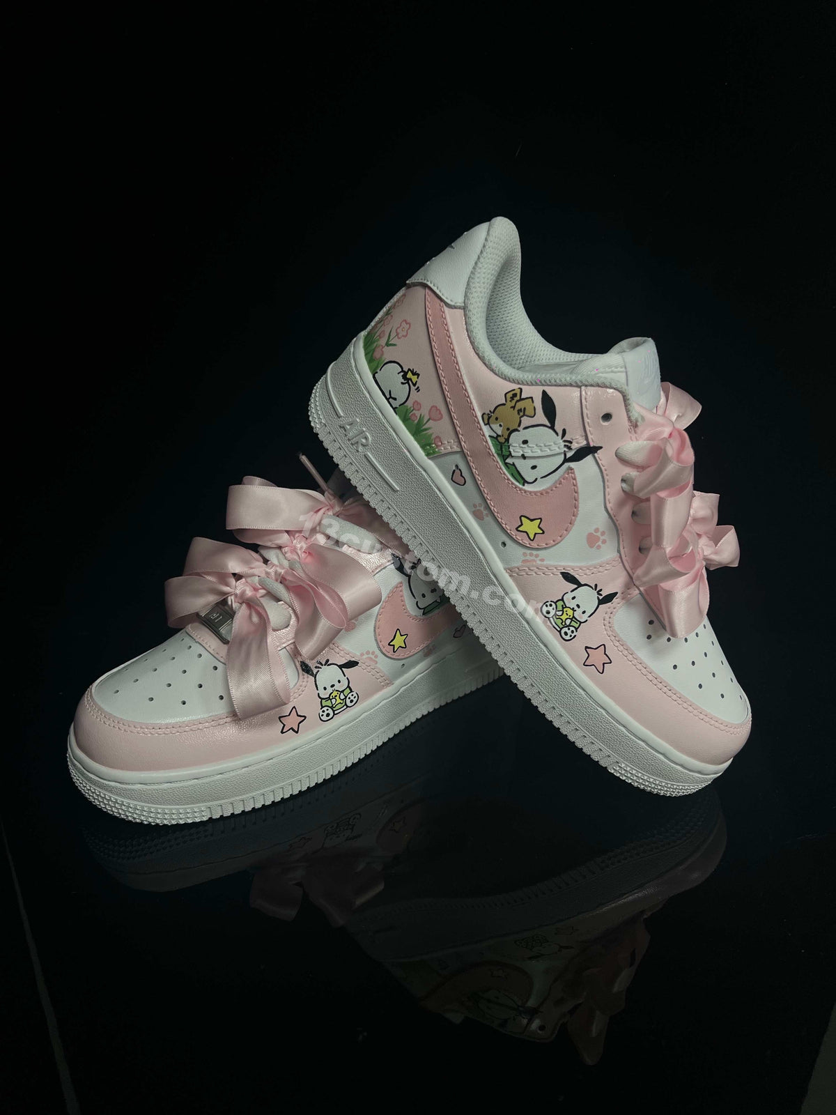 AF1 粉紅色帕恰狗蝴蝶結