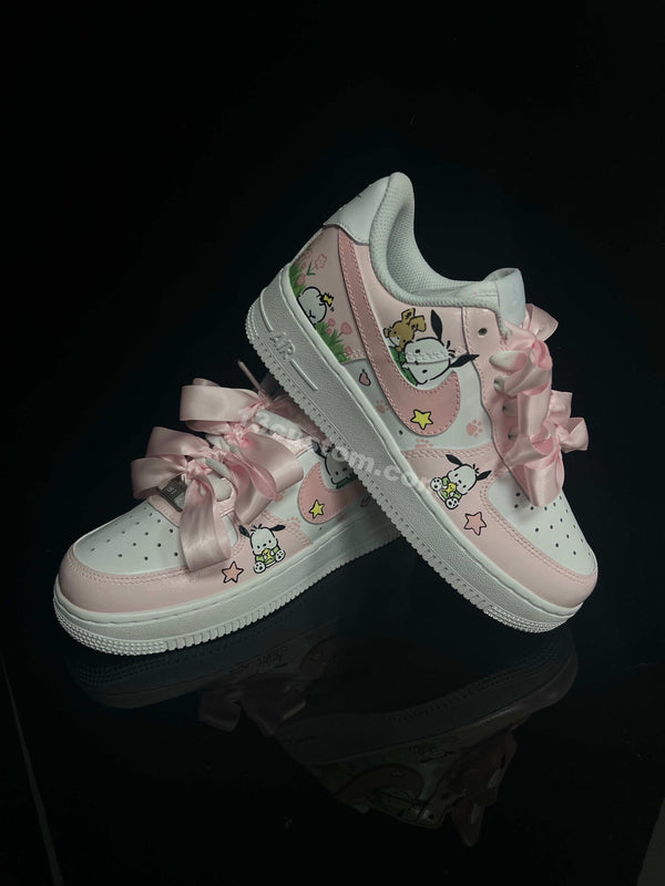 AF1 粉紅色帕恰狗蝴蝶結