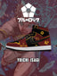 AJ1 H 藍色監獄-潔世一 V2 客製化運動鞋