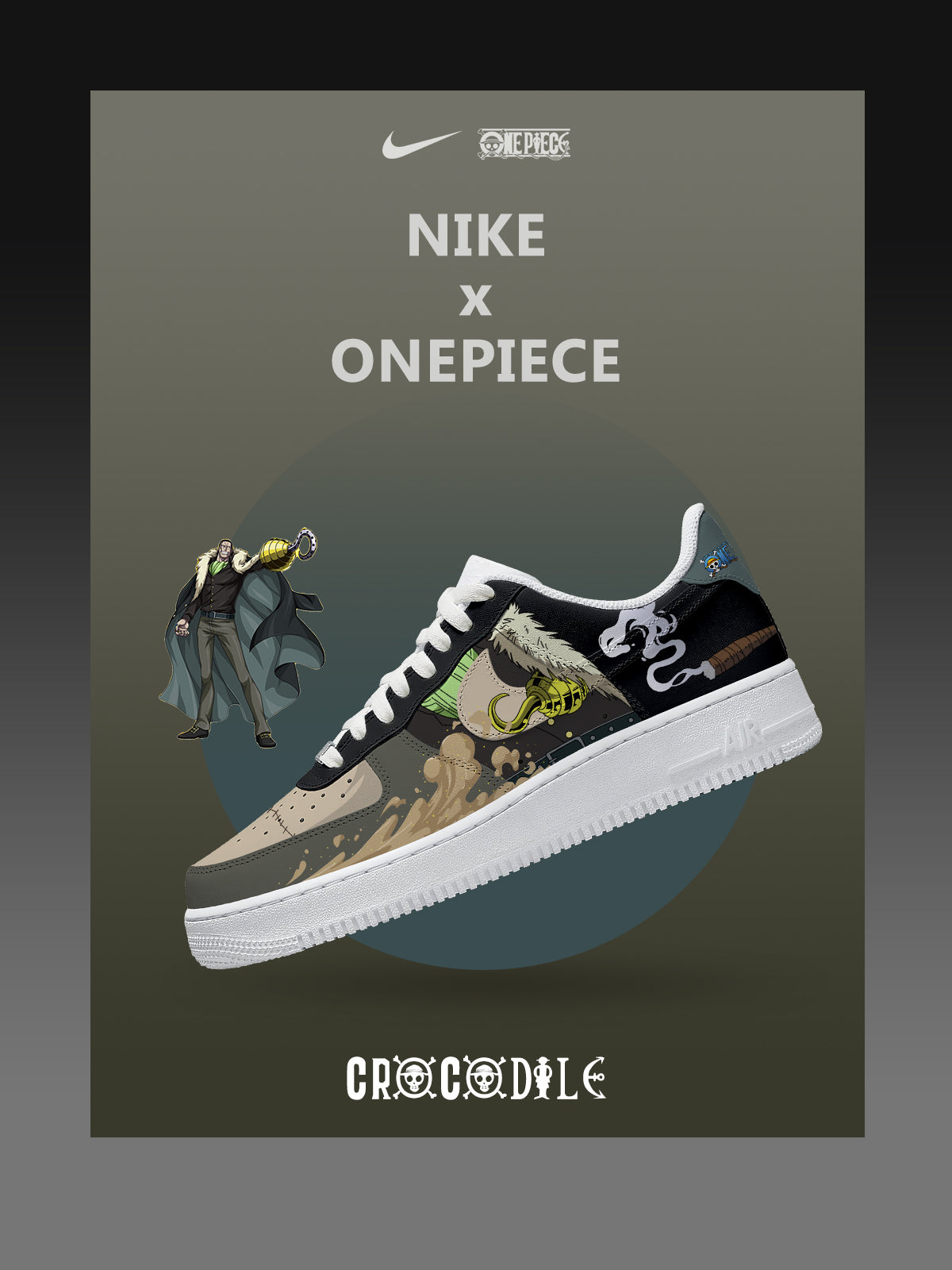 Crocodile V.1 Custom Sneakers