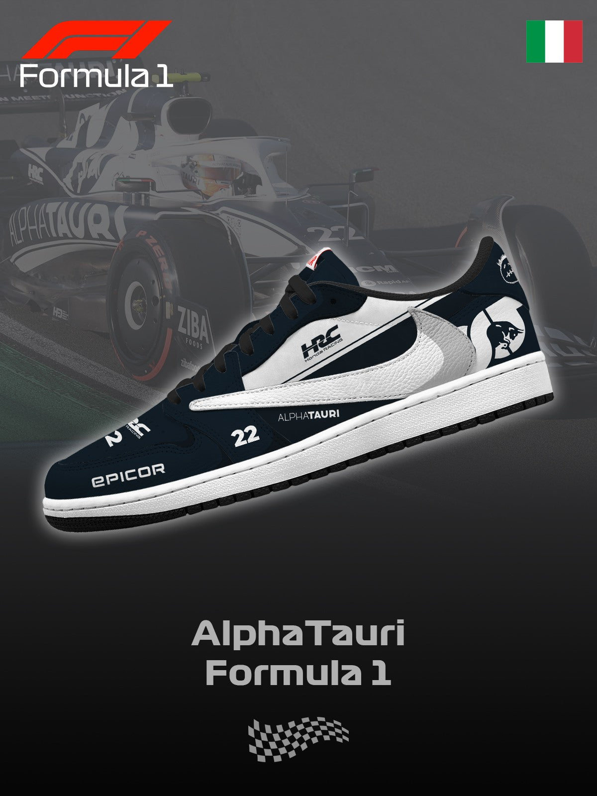 A Tauri F.1 V.1 Custom TS Low Sneakers