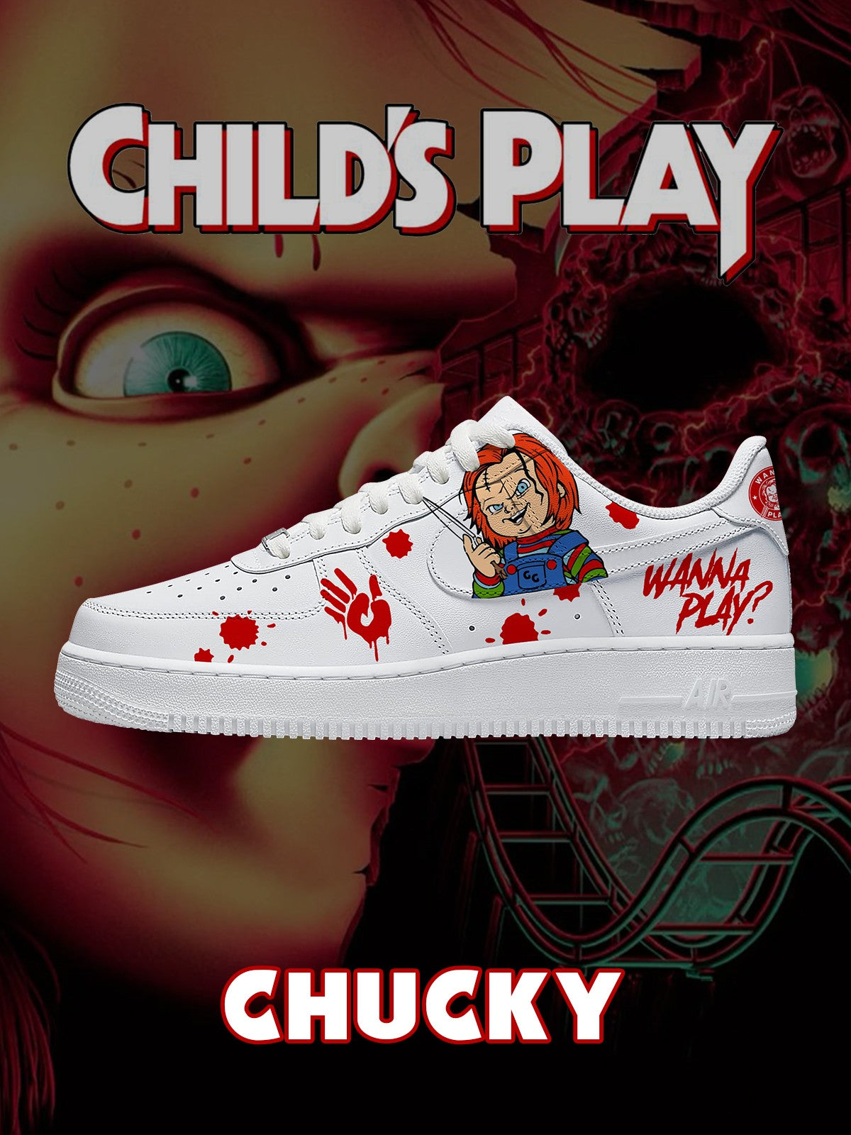 Chucky V.3 Custom Sneakers - 13custom