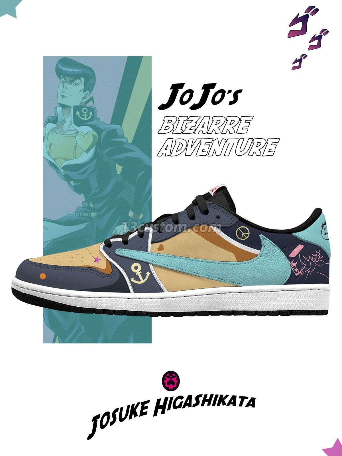 Josuke Higashikata V.1 Custom TS Low Sneakers