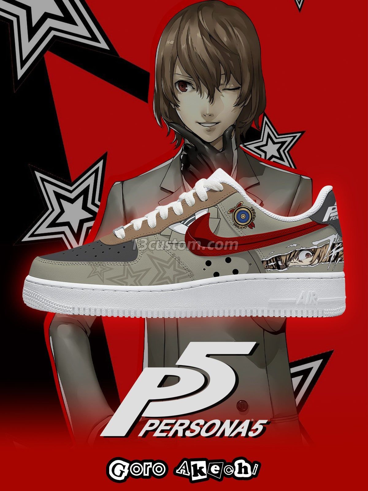 AF1 Goro Akechi客製化運動鞋-V1款