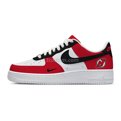 New Jersey Hockey Custom Sneakers