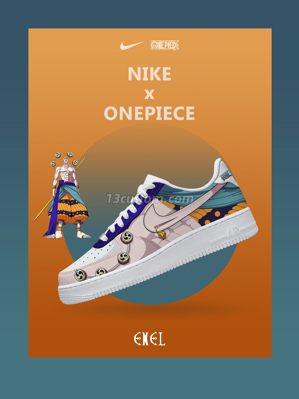 AF1 航海王-艾涅爾 V1 客製化運動鞋