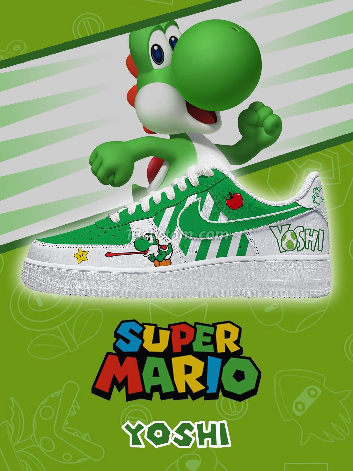 Yoshi V.1 Custom Sneakers