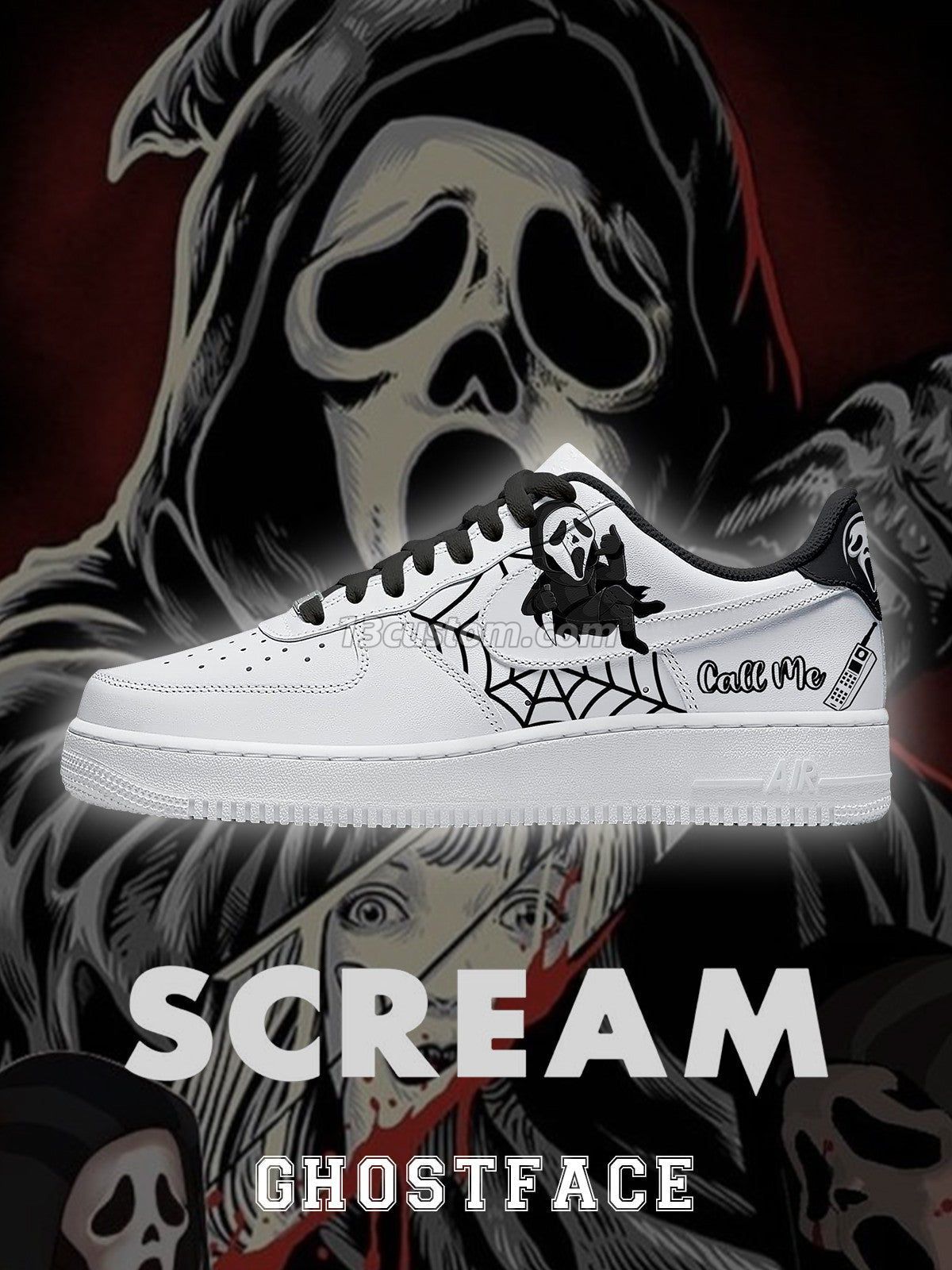 Ghostface V.1 Custom Sneakers