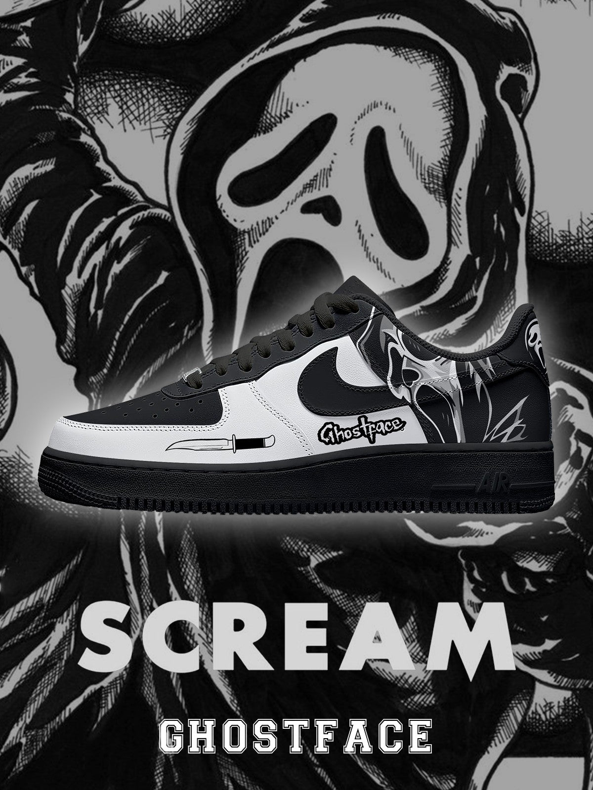 Ghostface V.2 Custom Sneakers - 13custom