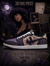 Nico Robin V.1 Custom Low-Top Court Sneakers
