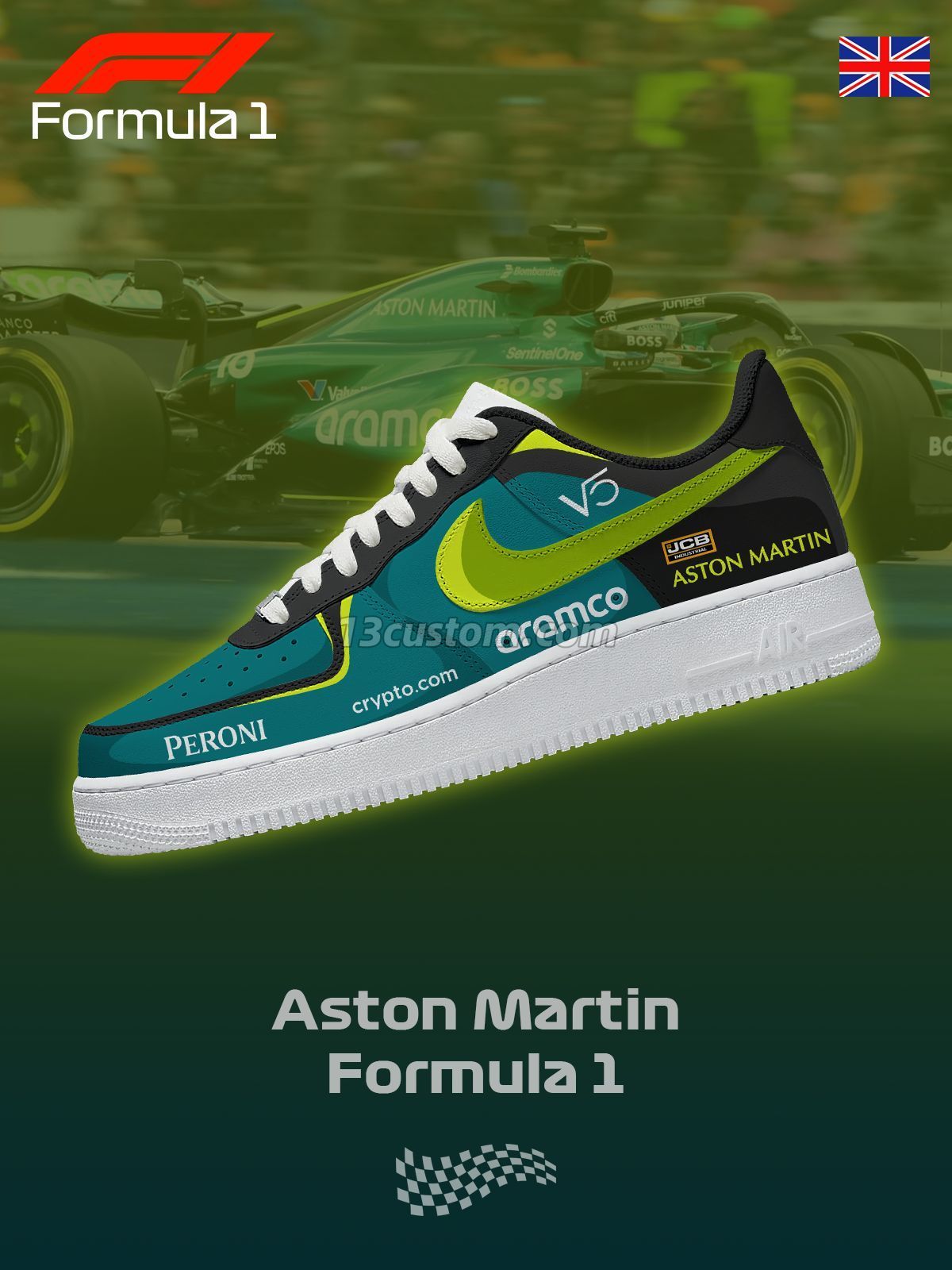 AF1 一級方程式賽車-AMR F.1 客製化運動鞋