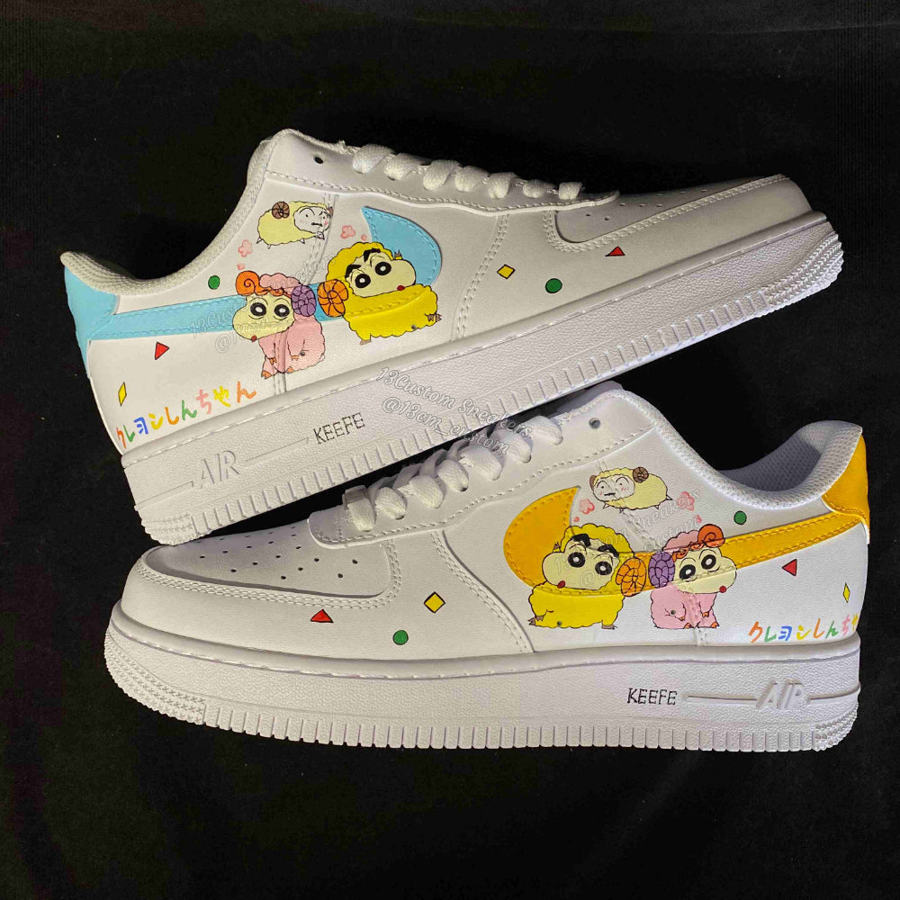 0546 - Crayon Shin-chan and Little Aoi Blue and Yellow Model