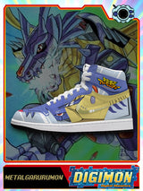 MetalGarurumon V.1 Custom High-Top Sneakers