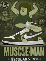Muscle Man V.1 Custom High-Top Sneakers