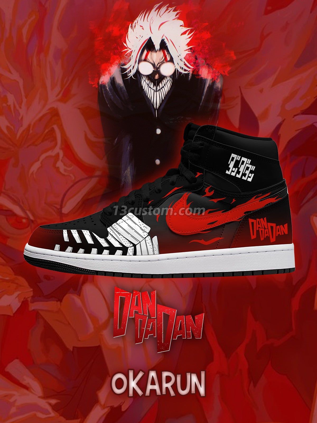 Okarun V.7 Custom High-Top Sneakers