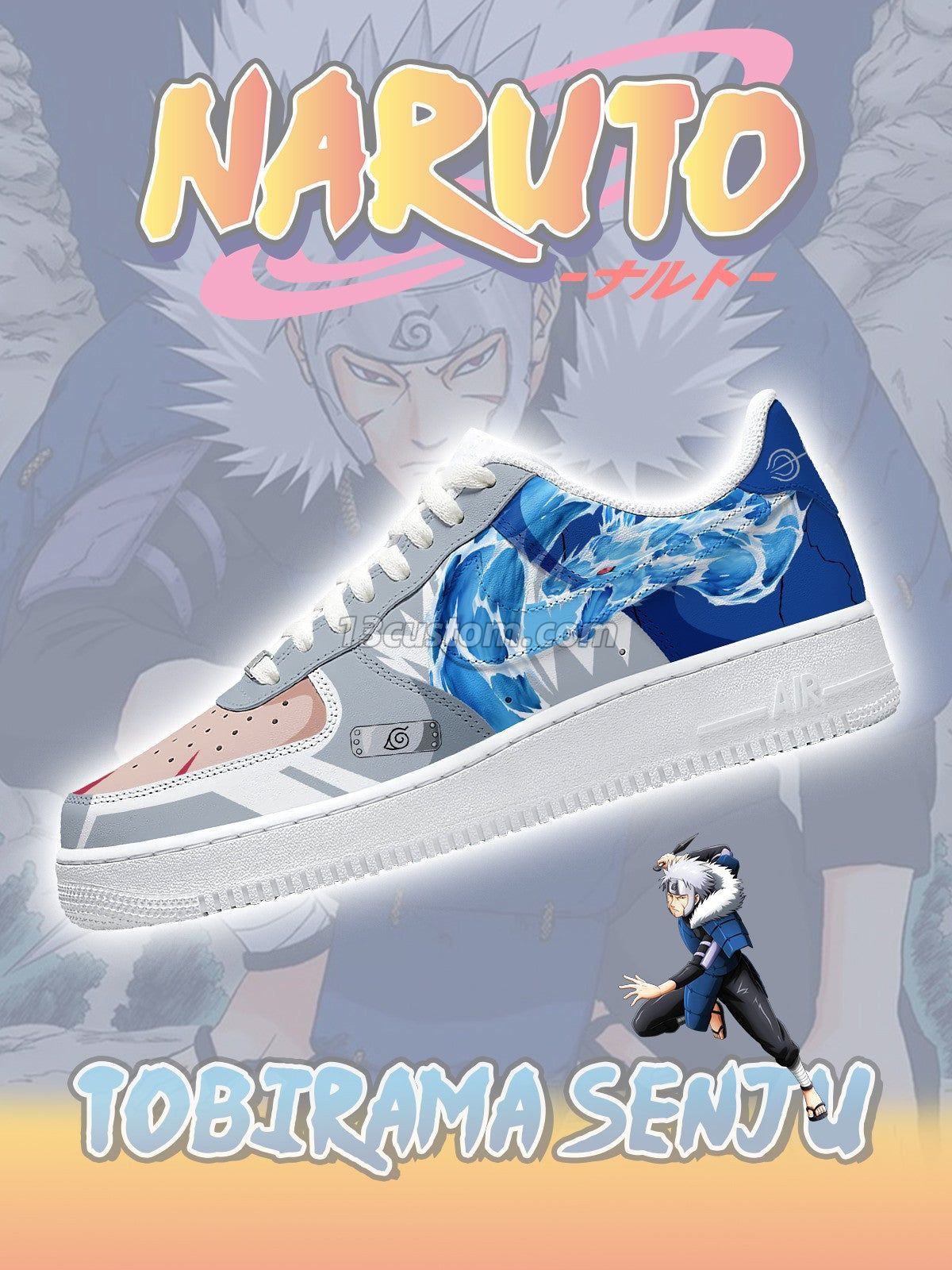 AF1 火影忍者-二代火影-扉間 客製化運動鞋