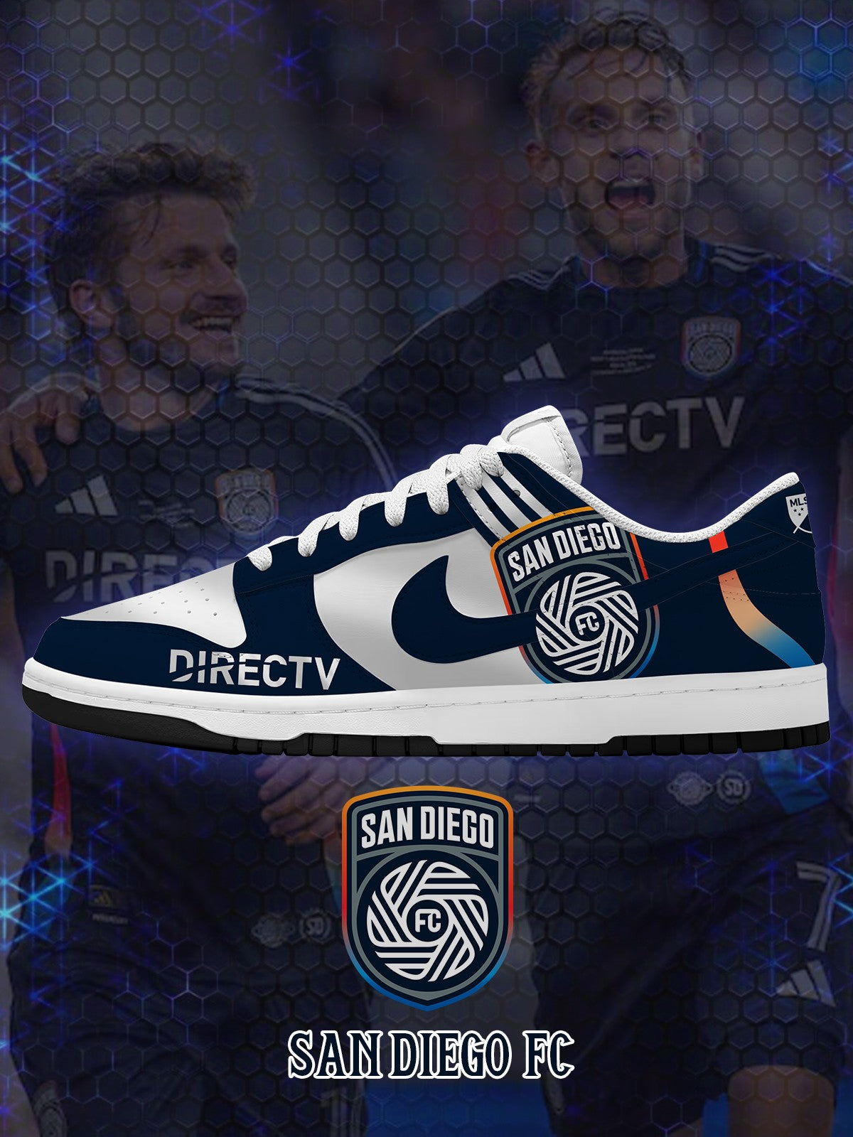 San Diego V.1 Custom Court-Low Sneakers