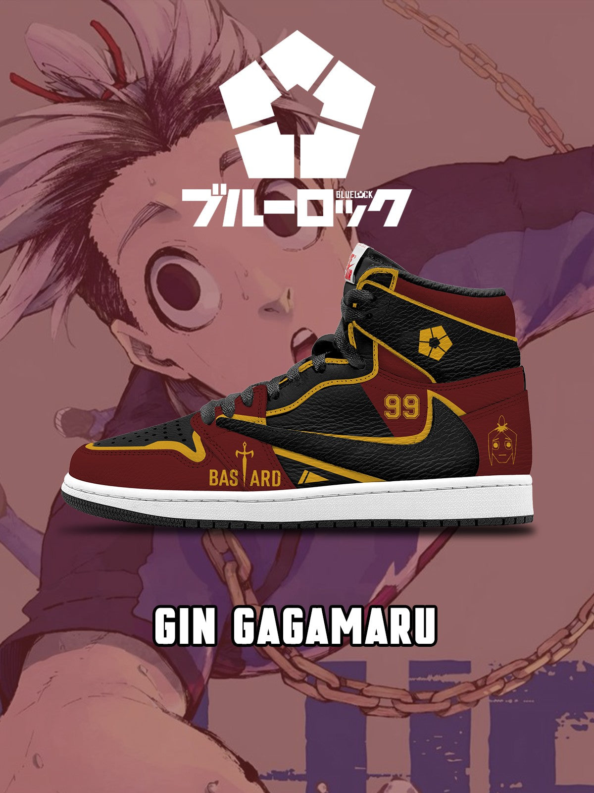 Gin Gagamaru V.2 Custom TS High Sneakers