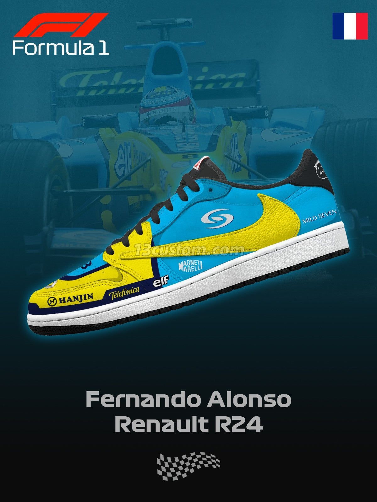 Renault R24 V.1 Custom TS Low Sneakers