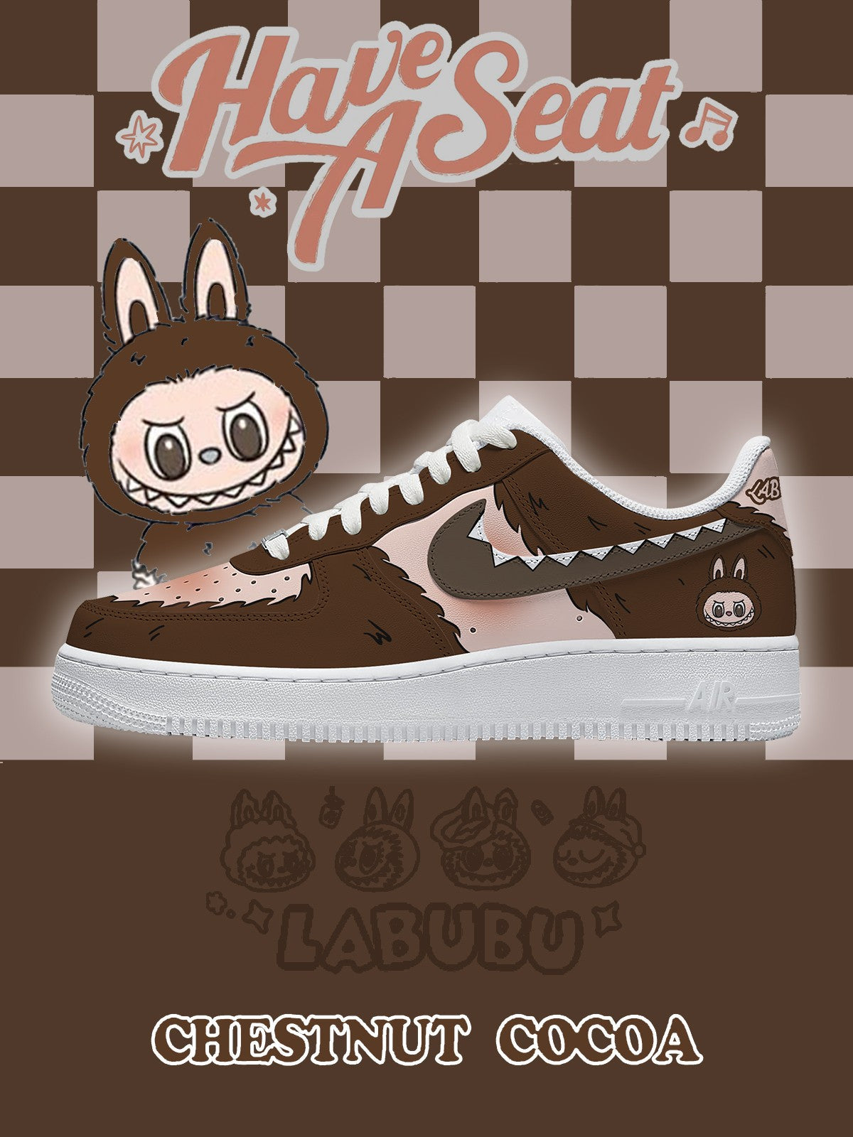 Chestnut Cocoa V.1 Custom Sneakers - 13custom