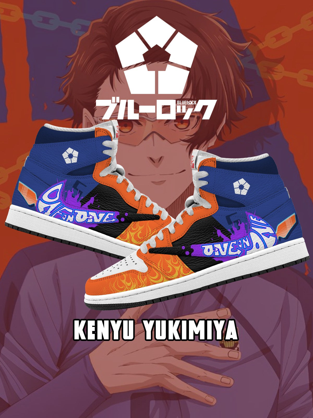 Kenyu Yukimiya V.6 Custom TS High Sneakers - 13custom
