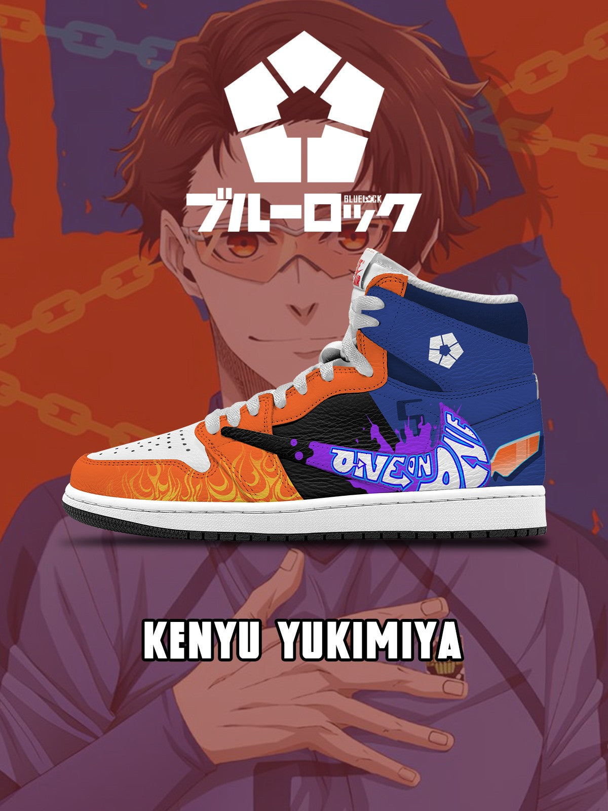 Kenyu Yukimiya V.6 Custom TS High Sneakers - 13custom
