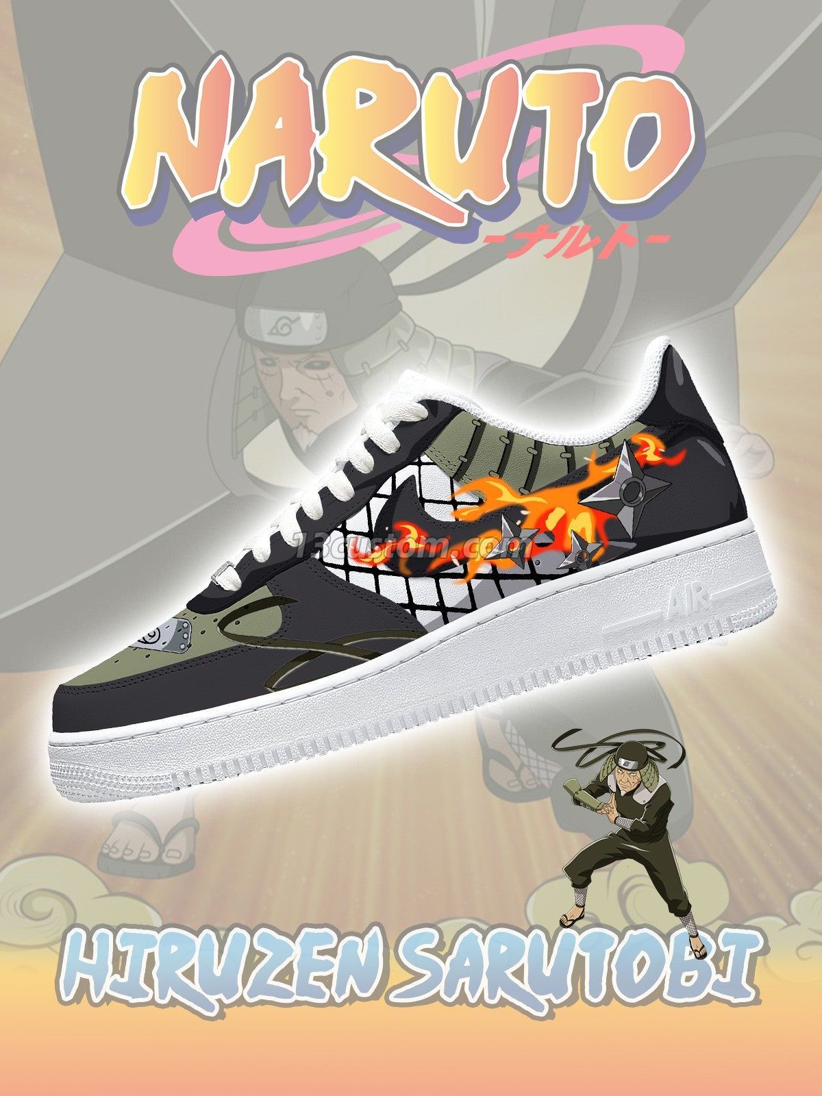 AF1 火影忍者-三代火影-蒜山 客製化運動鞋 Main image