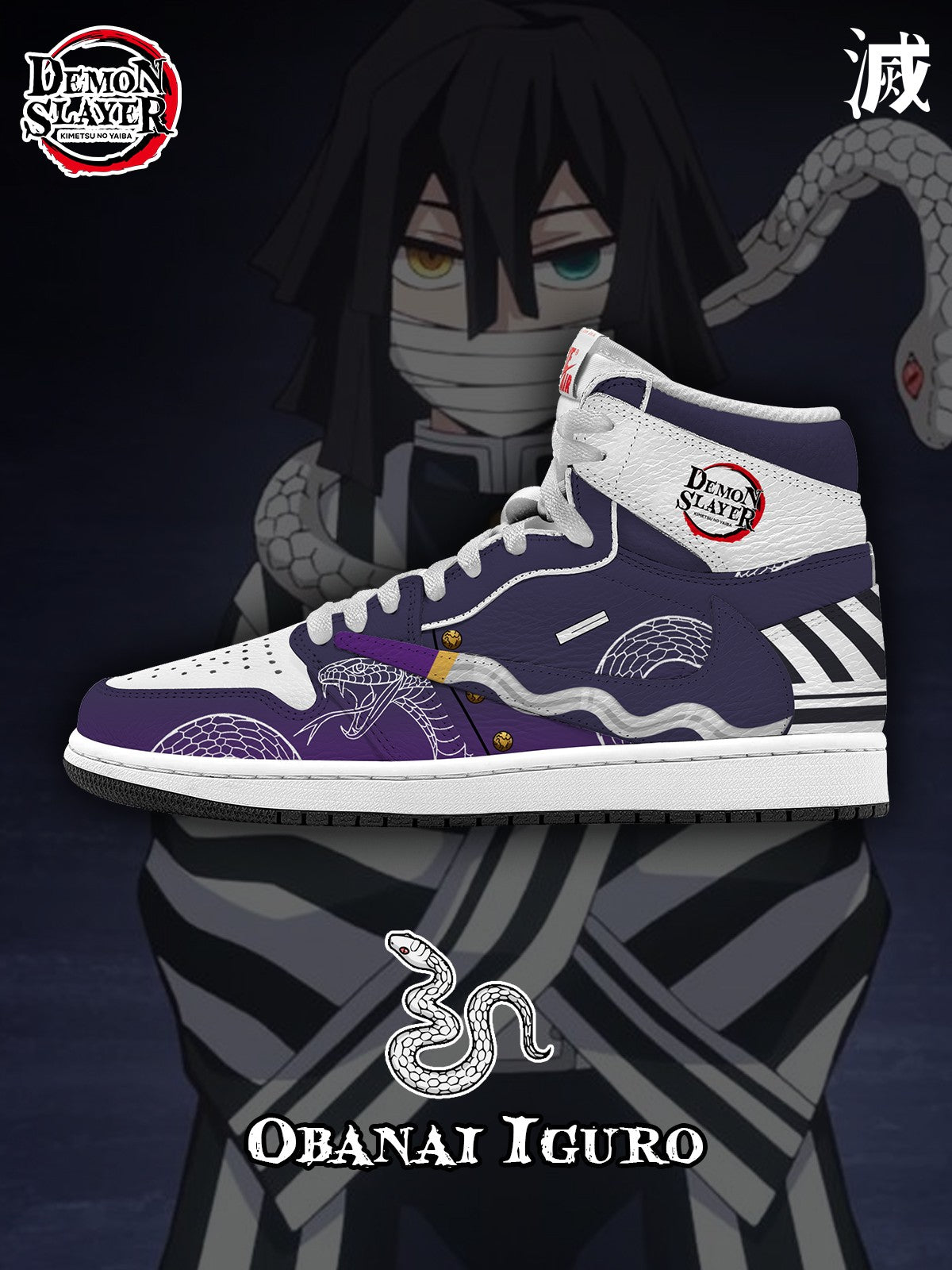 Obanai V.5 Custom TS High Sneakers - 13custom