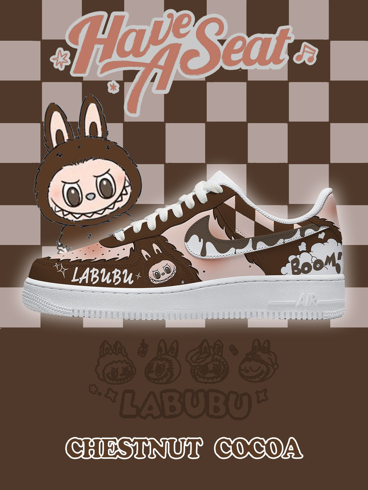 Chestnut Cocoa V.3 Custom Sneakers - 13custom