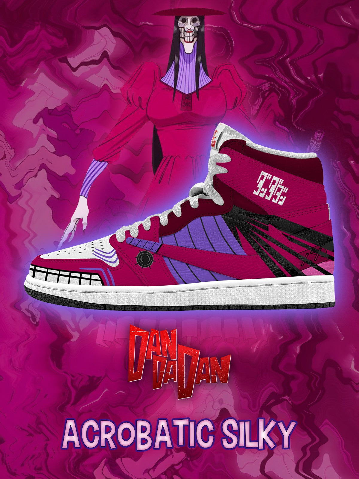 Acrobatic Silky V.2 Custom TS High Sneakers - 13custom