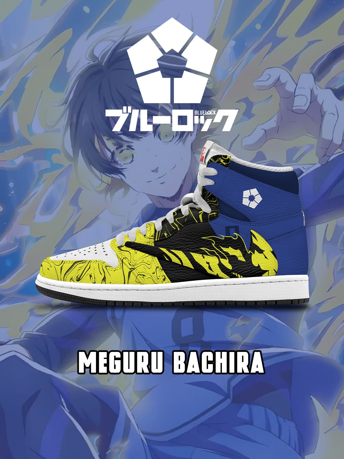 Meguru Bachira V.6 Custom TS High Sneakers - 13custom