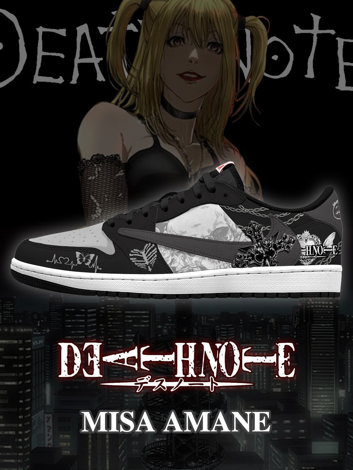 Misa Amane V.1 Custom TS Low Sneakers