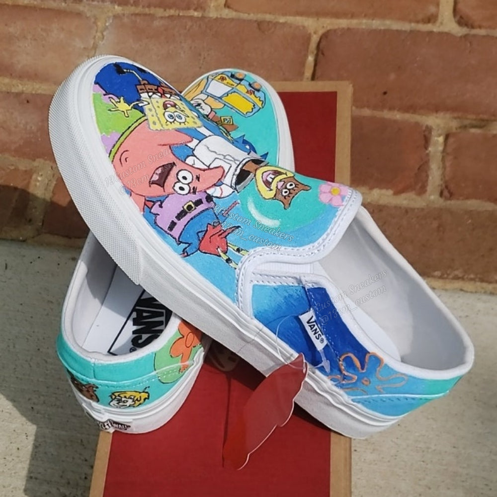 0685-Patrón completo de miembros de Bob Esponja