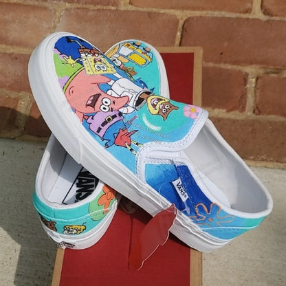 0685-Patrón completo de miembros de Bob Esponja