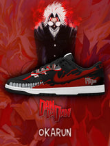 Okarun V.1 Custom Court-Low Sneakers - 13custom