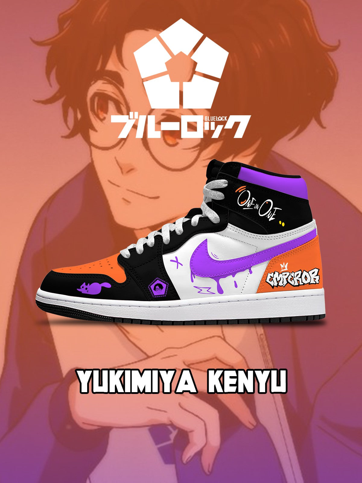 Yukimiya Kenyu V.1 Custom High-Top Sneakers