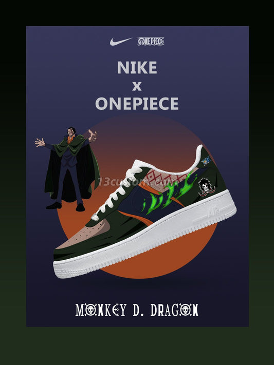 Monkey D. Dragon V.1 Custom Sneakers
