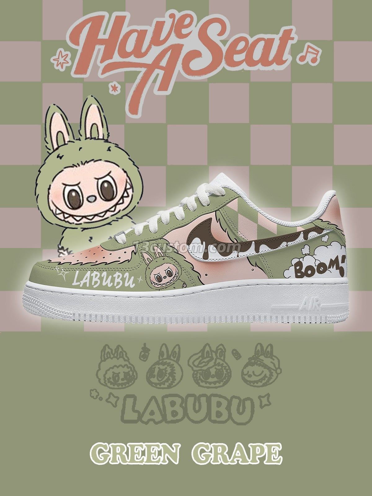 AF1 Green Grape客製化運動鞋-V3款