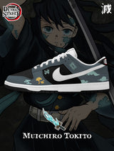 Muichiro Tokito V.1 Custom Court-Low Sneakers - 13custom